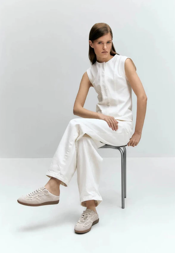 MULE TB.490 CROCHET ZAMSZOWE KREMOWE