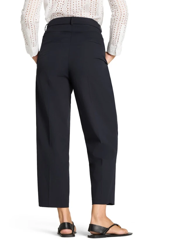 SPODNIE EMILIE WIDE-FIT GRANATOWE