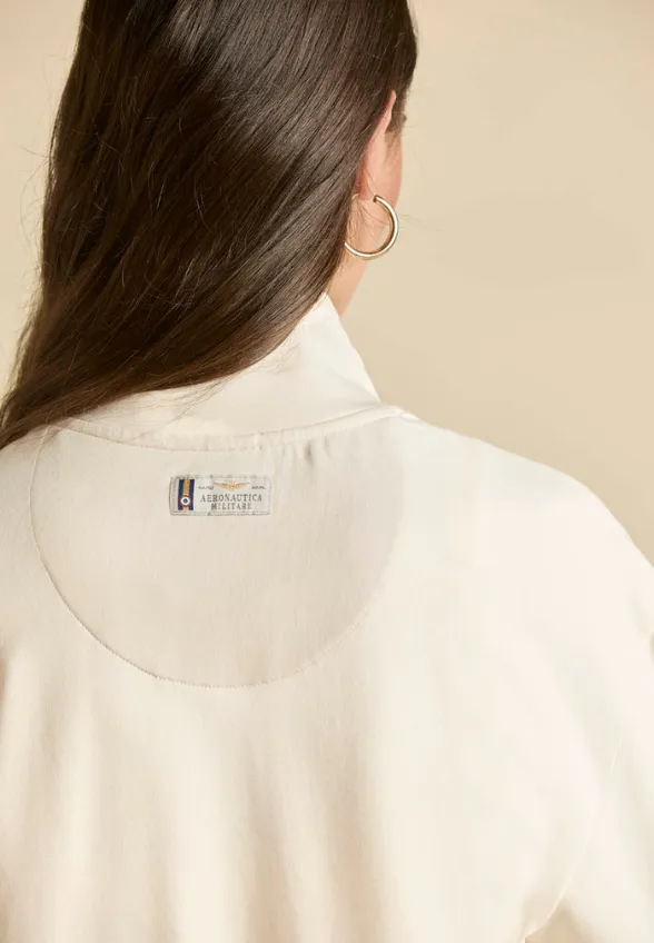 BLUZA Z MODALU KREMOWA