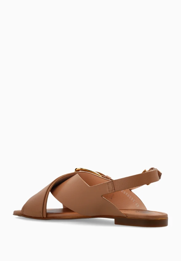 SANDAŁY SUMMER CRISS CROSS JASNY BRĄZ