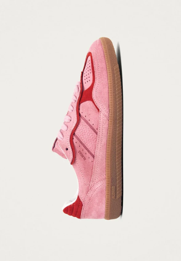 SNEAKERSY TB.490 RIFE Z ZAMSZOWEJ SKÓRY RÓŻOWE