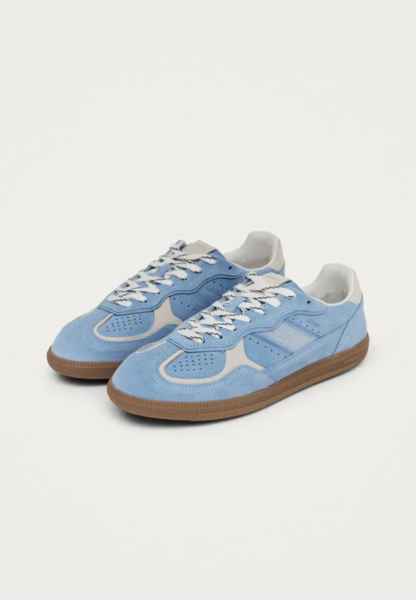 SNEAKERSY TB.490 RIFE Z ZAMSZOWEJ SKÓRY BŁĘKITNE