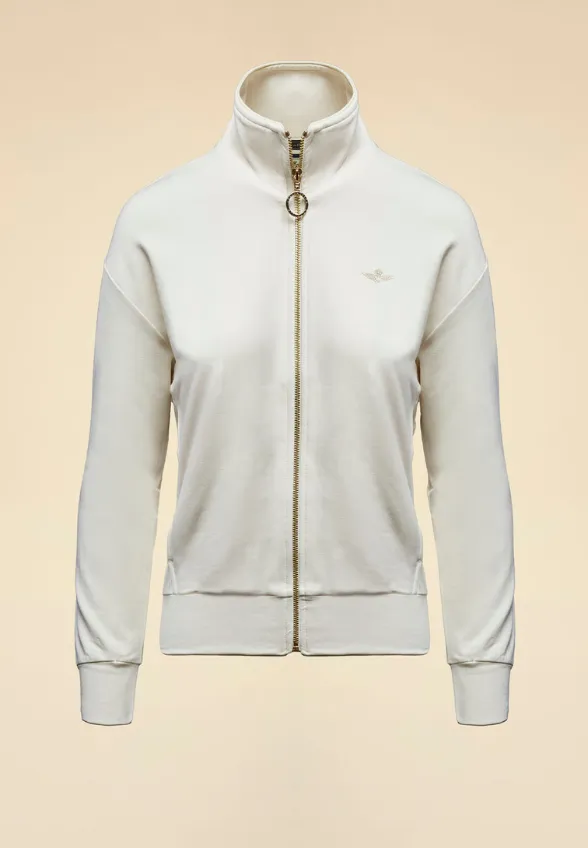 BLUZA Z MODALU KREMOWA