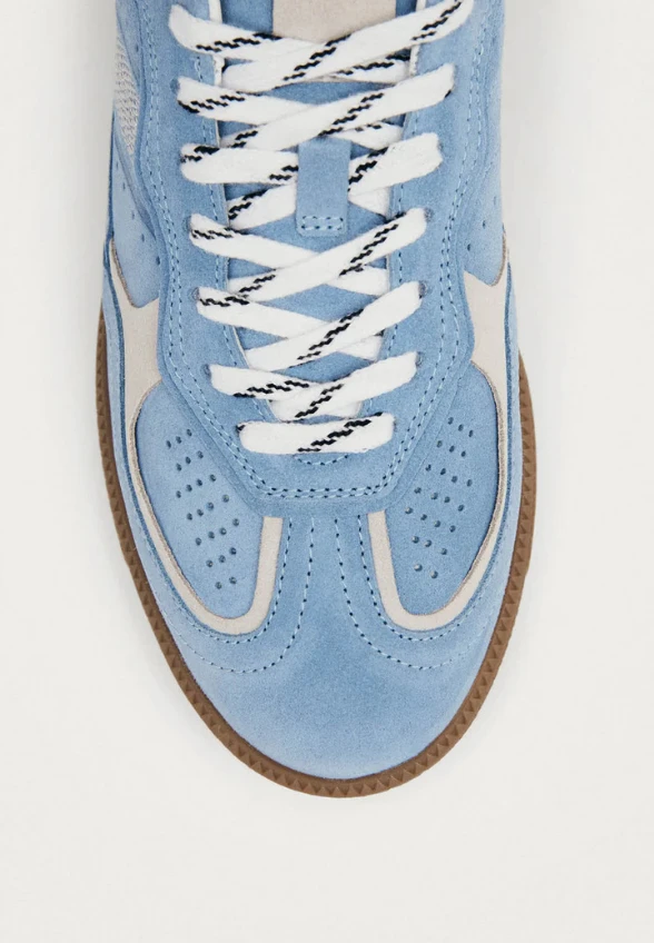 SNEAKERSY TB.490 RIFE Z ZAMSZOWEJ SKÓRY BŁĘKITNE