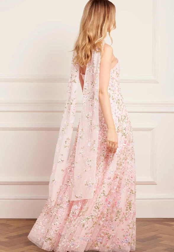 SUKIENKA DREAM GARLAND STRAPLESS SUBTELNY RÓŻ