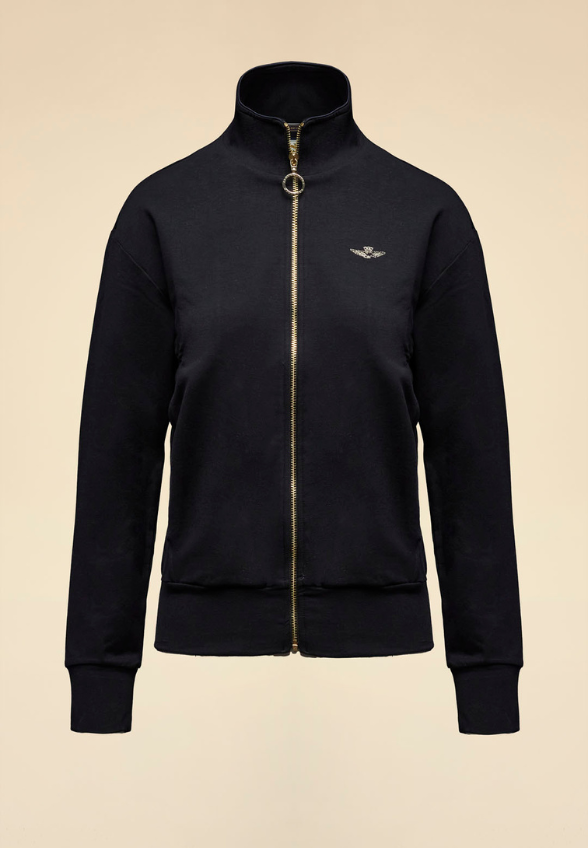 BLUZA Z MODALU CZARNA
