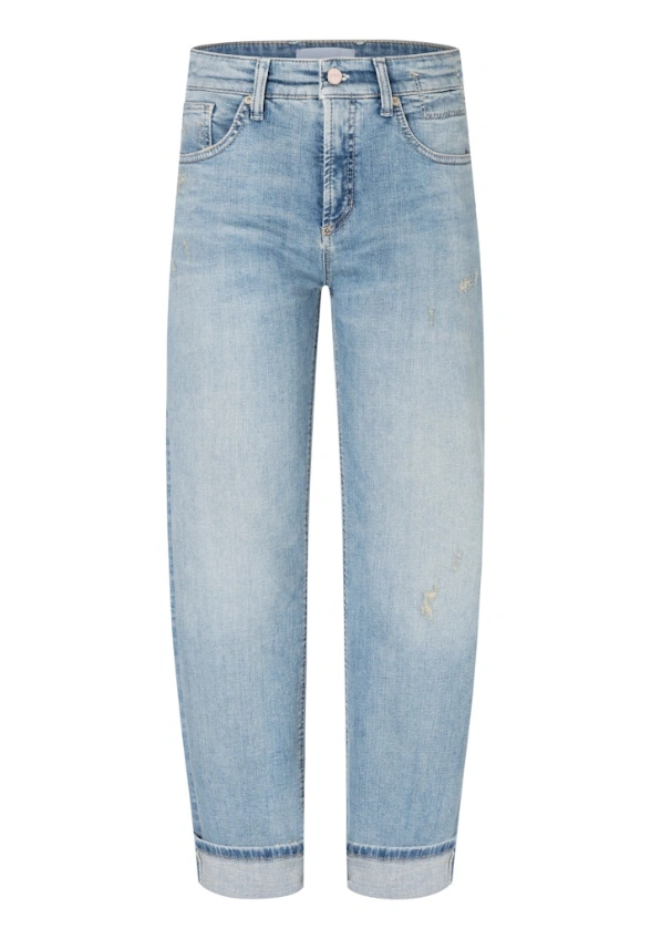 SPODNIE JEANS GAIA RELAXED-FIT NIEBIESKIE