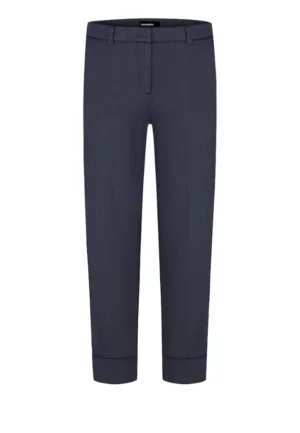 SPODNIE KRYSTAL CARROT-FIT CIEMNY GRANAT