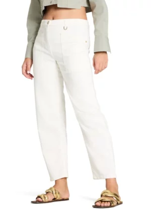 SPODNIE OCEAN O-SHAPE ÉCRU