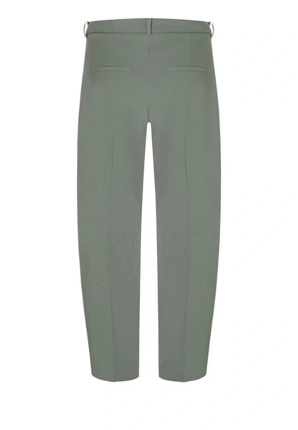 SPODNIE EMILIE WIDE-FIT CIEMNA OLIWKA