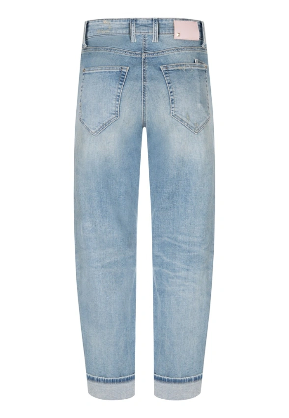 SPODNIE JEANS GAIA RELAXED-FIT NIEBIESKIE