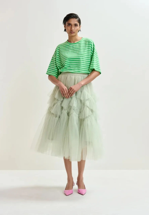 BLUZKA OVERSIZE ZIELONA