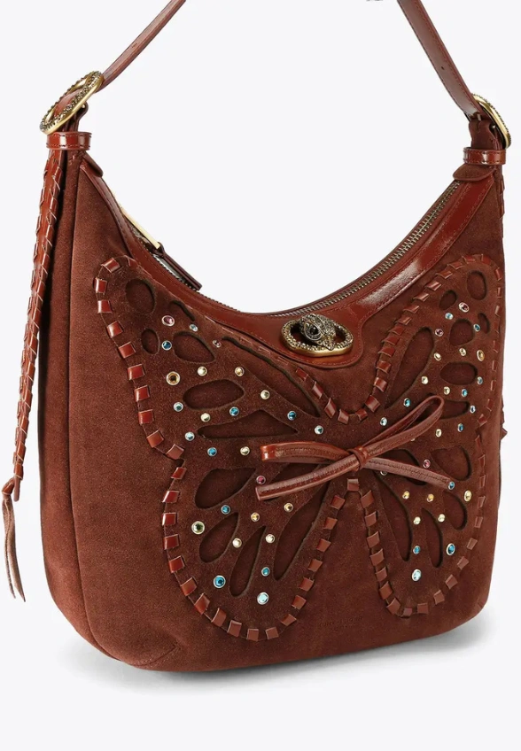 TORBA CHELSEA HOBO BUTTERFLY BRĄZOWA