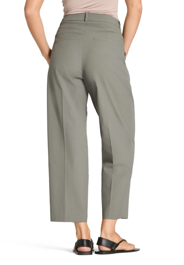 SPODNIE EMILIE WIDE-FIT CIEMNA OLIWKA