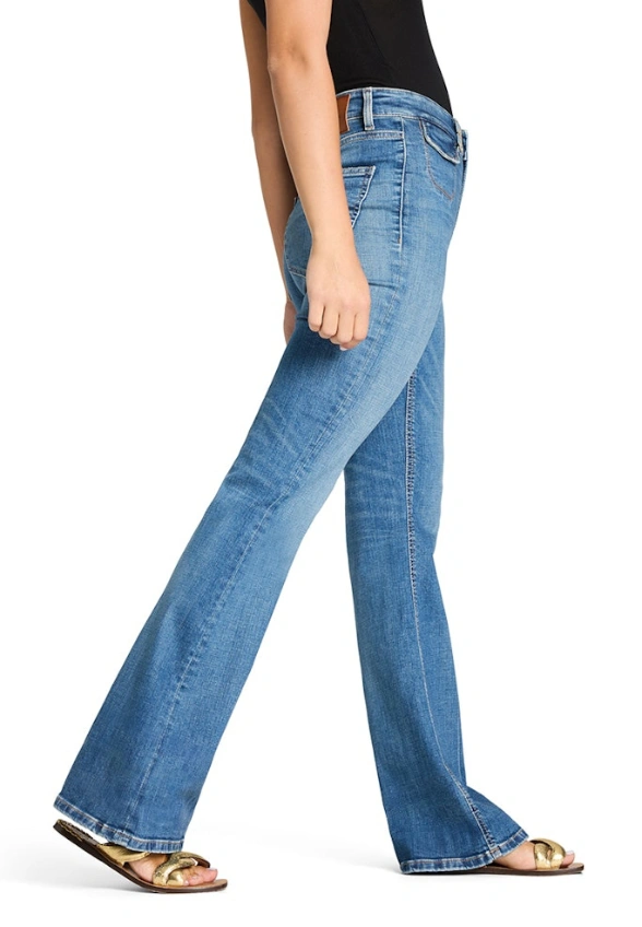 SPODNIE JEANSOWE FABIENNE POCKET NIEBIESKIE