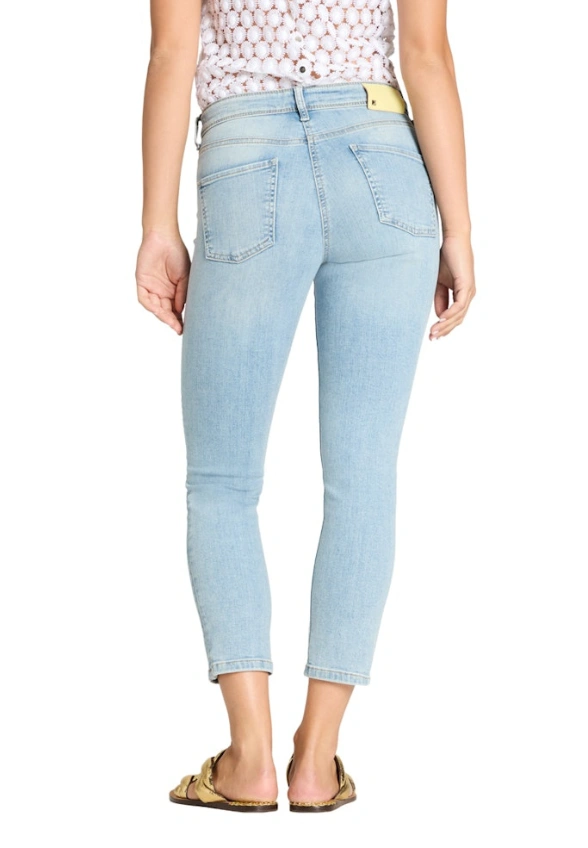 SPODNIE JEANSOWE PIPER SHORT SLIM-FIT JASNY NIEBIESKI
