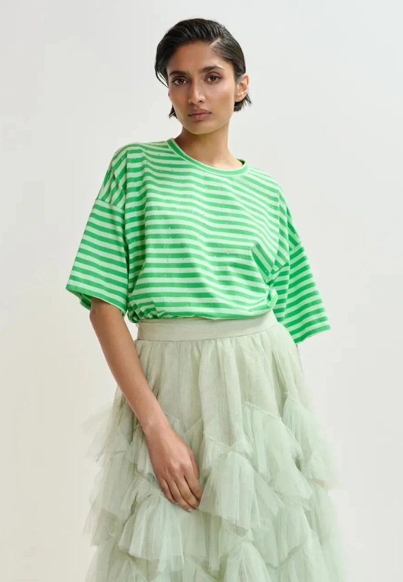 BLUZKA OVERSIZE ZIELONA