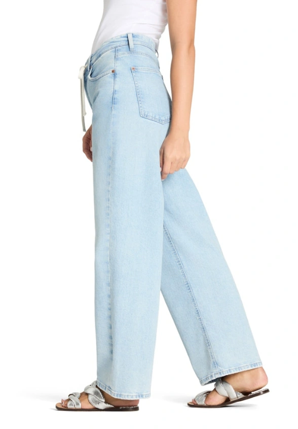 SPODNIE JEANSOWE BAGGY JASNO-NIEBIESKIE