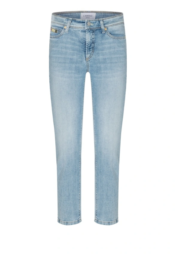 SPODNIE JEANSOWE PIPER SHORT SLIM-FIT JASNY NIEBIESKI