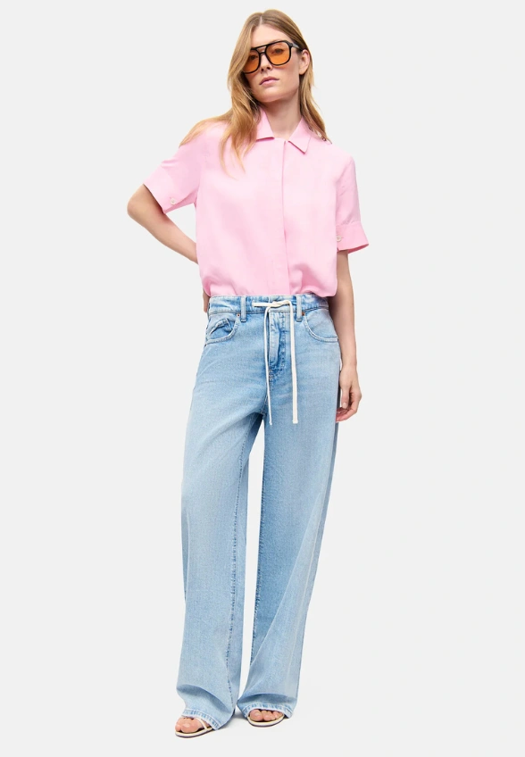 SPODNIE JEANSOWE BAGGY JASNO-NIEBIESKIE