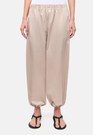 SPODNIE BUBBLE O-SHAPE BEŻOWE