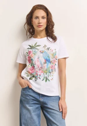 T-SHIRT THAITI MOOD BIAŁY