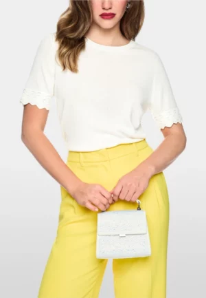 SWETER WISKOZOWY BIAŁY