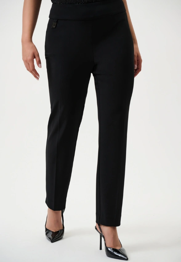 SPODNIE SLIM-FIT CZARNE