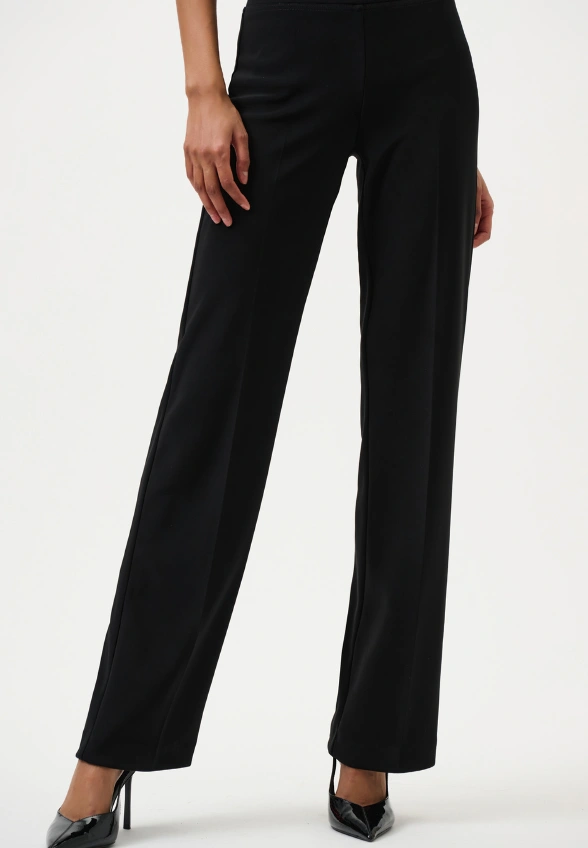 SPODNIE WIDE-FIT CZARNE