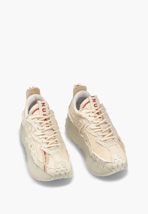 SNEAKERSY MARIBELLA DENIM KREMOWE