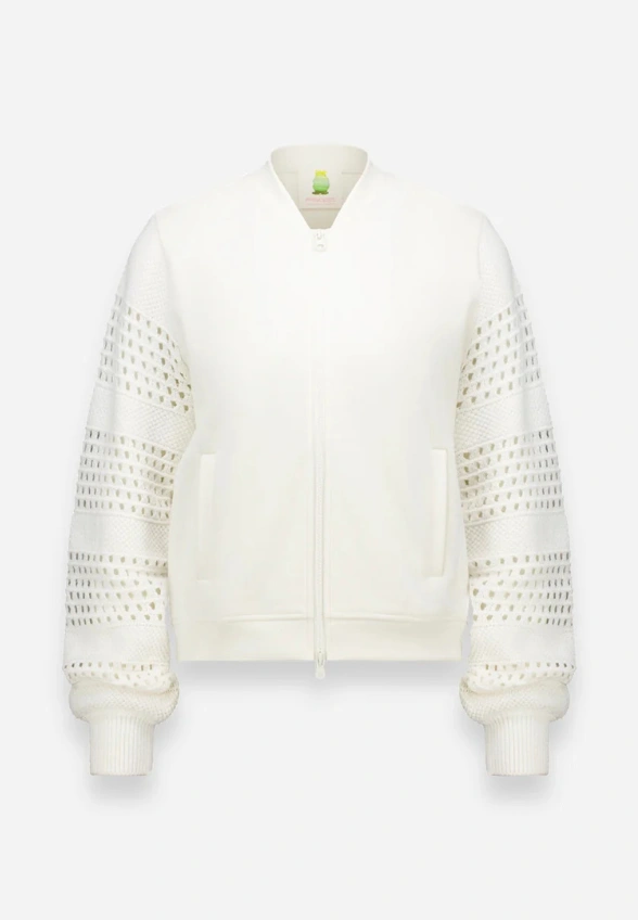 BLUZA DZIANINOWA KREMOWA