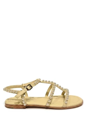 SANDAŁY CARLY PASTELOWY ŻÓŁTY