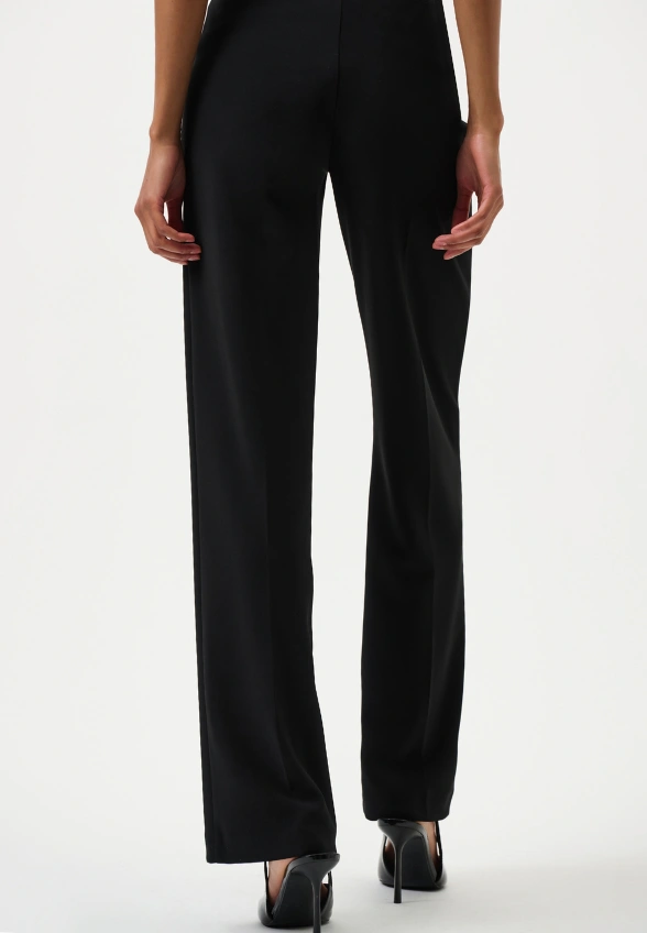 SPODNIE WIDE-FIT CZARNE