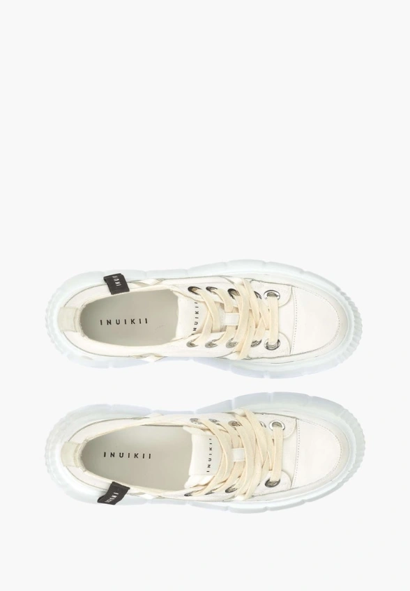 SNEAKERSY MATILDA CANVAS LOW KREMOWE