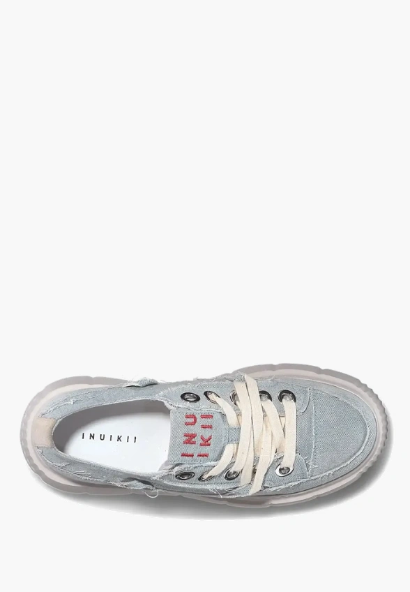 SNEAKERSY MATILDA FRAYED DENIM BŁĘKITNE
