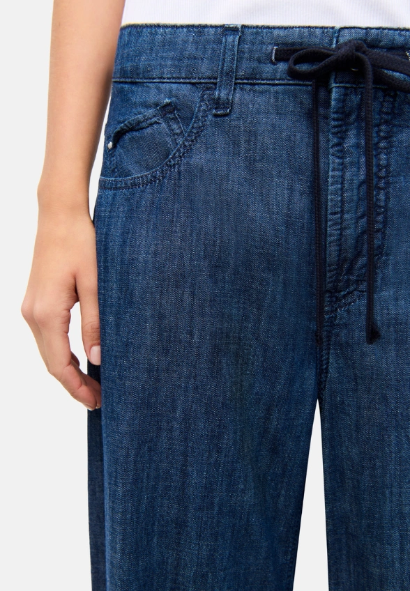 SPODNIE JEANSOWE BAGGY GRANATOWE