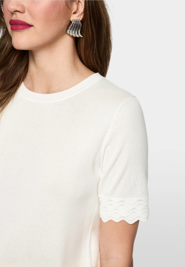 SWETER WISKOZOWY BIAŁY