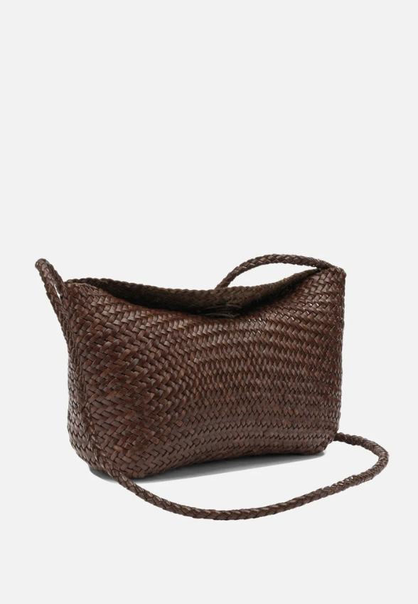 TOREBKA SKÓRZANA CORSINA CIEMNY BRĄZ