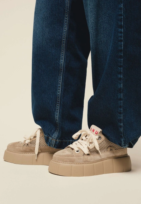 SNEAKERSY MATILDA NET BEŻOWE