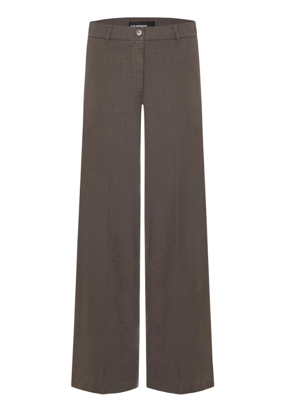 SPODNIE ADRIENNE WIDE-FIT KHAKI