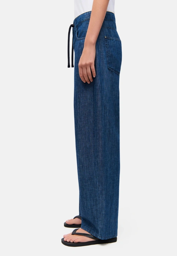 SPODNIE JEANSOWE BAGGY GRANATOWE