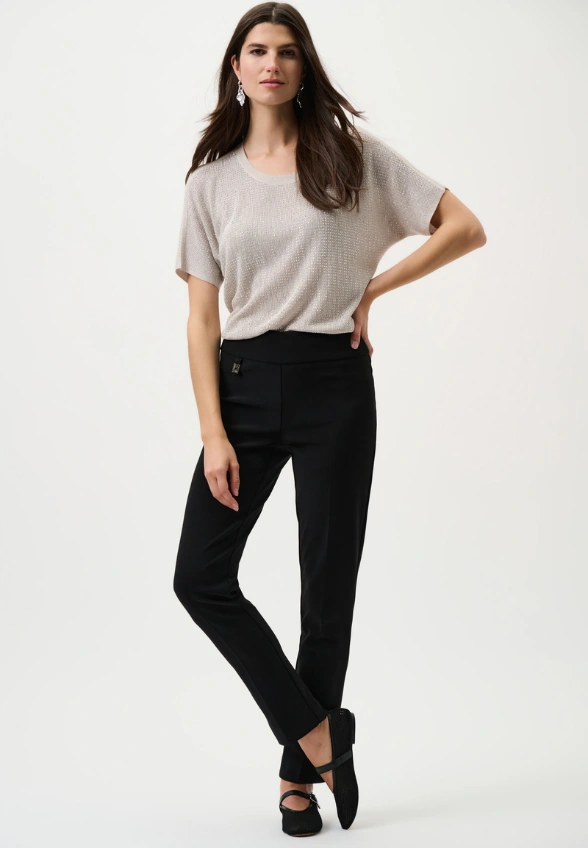 SPODNIE SLIM-FIT CZARNE