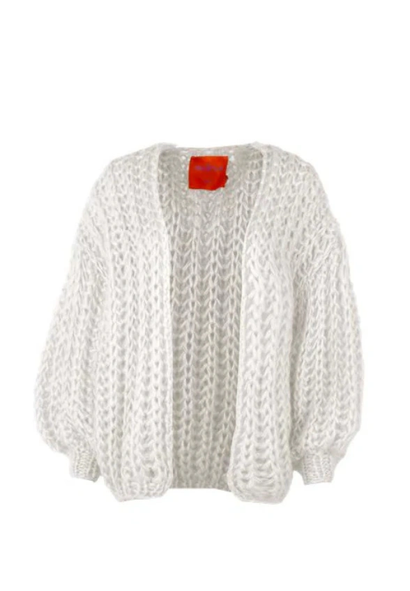 SWETER TESSA JEDWABNY KREMOWY