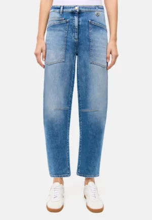 SPODNIE OCEAN O-SHAPE NIEBIESKIE