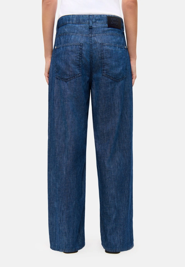 SPODNIE JEANSOWE BAGGY GRANATOWE