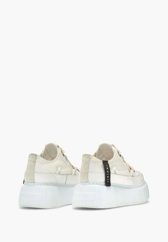 SNEAKERSY MATILDA CANVAS LOW KREMOWE