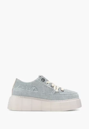 SNEAKERSY MATILDA FRAYED DENIM BŁĘKITNE
