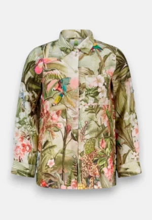 KOSZULA LNIANA KHAKI