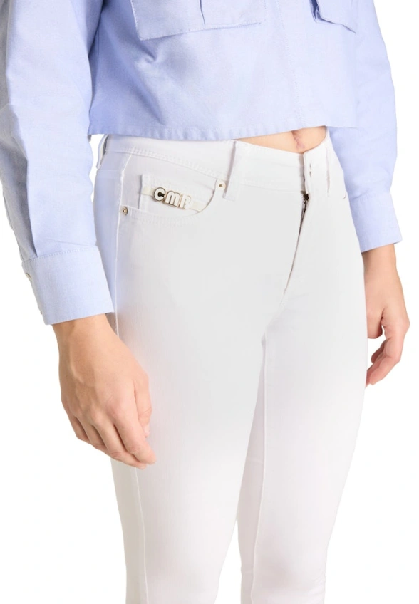 SPODNIE JEANSY PIPER SHORT BIAŁE
