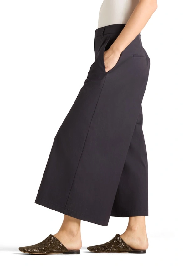 SPODNIE CHARLOTTE CULOTTE GRANATOWE